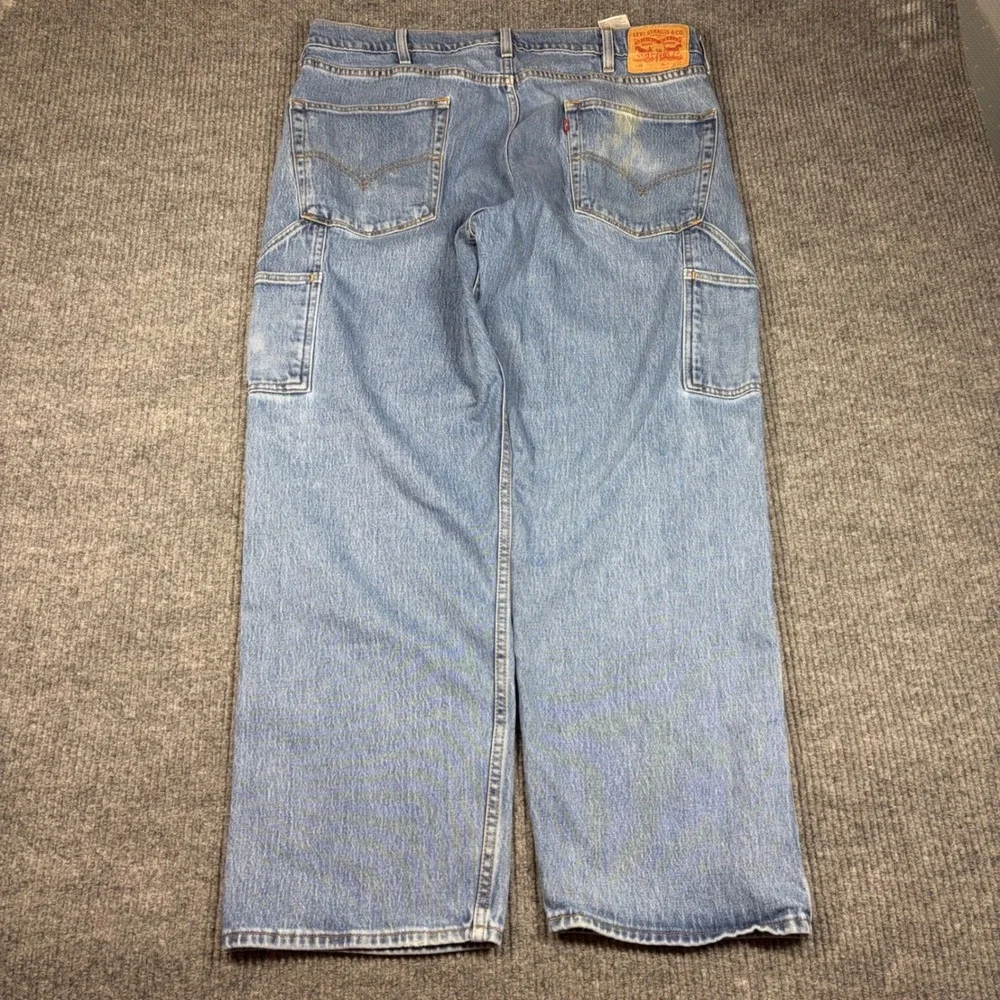 Levi's Jeans Men's 38x32 Carpenter Blue Denim Workwear Loose Fit Straight‎